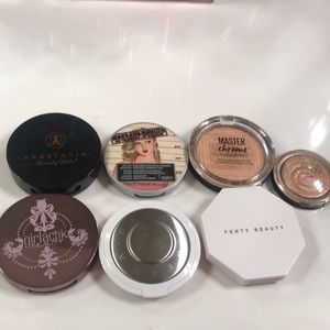 7 popular highlighters incl Fenty -all gently used